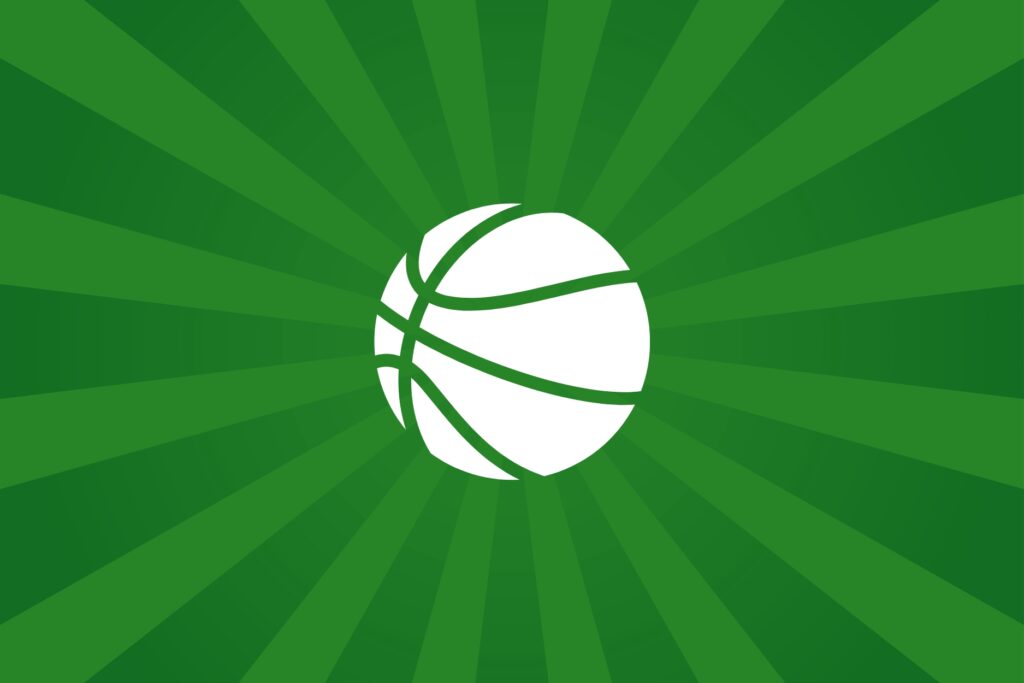 graphic of a basketball