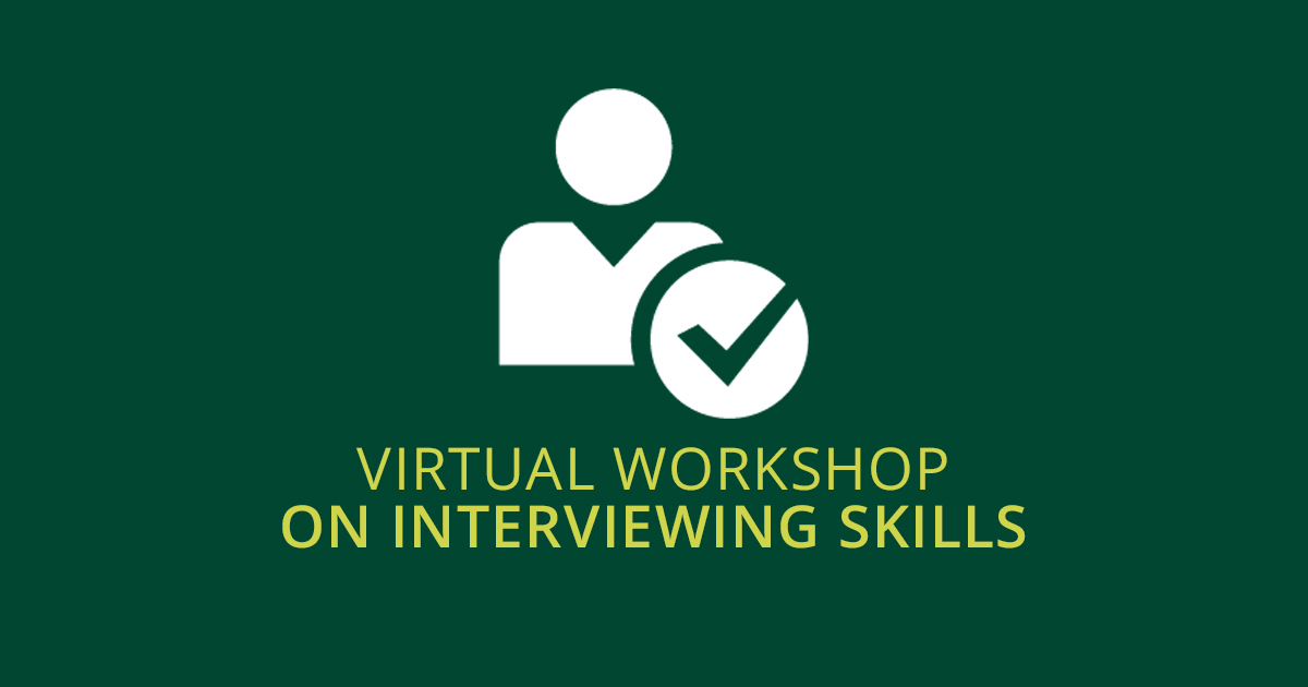 Virtual Workshop on Interviewing Skills